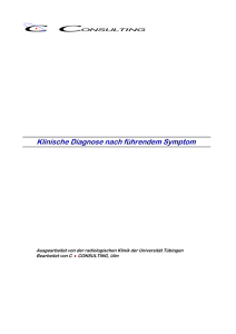 Leitlinien der Abteilungen für Radiologie