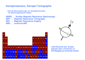Kernspinresonanz, Kernspin-Tomographie
