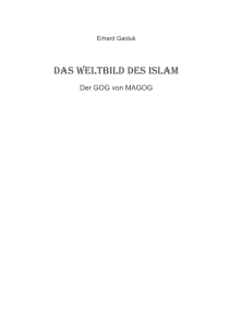 Das Weltbild des Islam - neue