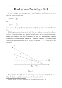 Handout zum Zweiteiligen Tarif