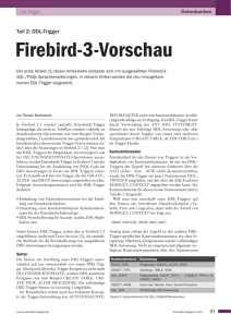 Firebird 3 Vorschau - Teil 2