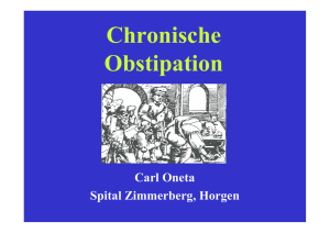 Chronische Obstipation