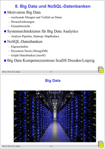8. Big Data und NoSQL-Datenbanken