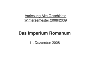 Das Imperium Romanum