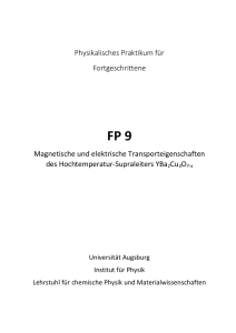 Material zu FP09 () - Physik Uni-Augsburg