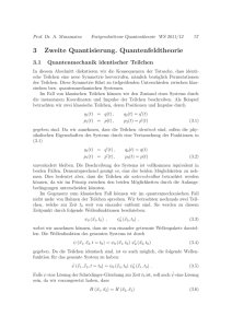 3 Zweite Quantisierung. Quantenfeldtheorie