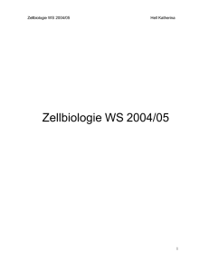 Zellbio WS 200405