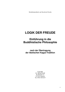 Logik der Freude - Buddhistisches Zentrum Freiburg