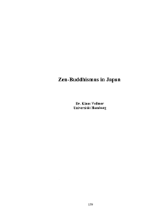 Zen-Buddhismus in Japan - Numata Zentrum für Buddhismuskunde