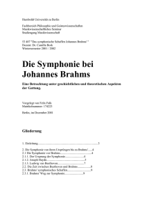 Brahms-Sinfonien (PDF