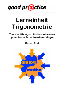 2 Trigonometrie am rechtwinkligen Dreieck