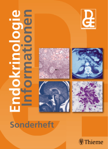Sonderheft - Deutsche Gesellschaft für Endokrinologie