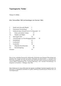 Topologische Felder