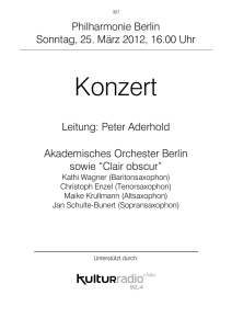 Petite Suite op.22 - Akademisches Orchester Berlin