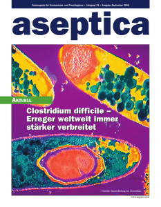 Clostridium difficile – Erreger weltweit immer stärker verbreitet