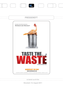 presseheft - Taste the Waste