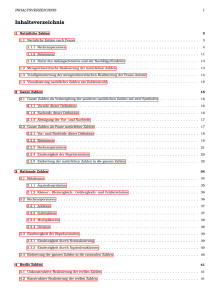 Inhaltsverzeichnis