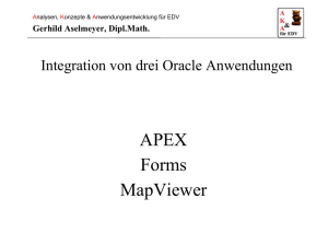Integration APEX - Forms