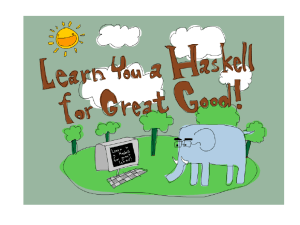 Haskell, eine rein funktionale Programmiersprache