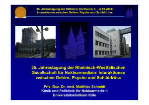 35. Jahrestagung der RWGN in Dortmund, 5. – 6.12.2008