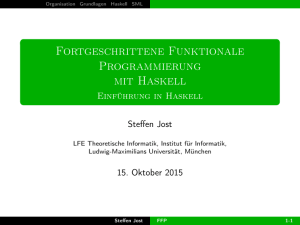 FFP01: Einführung in Haskell - Lehr