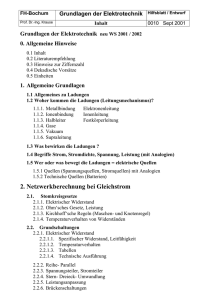 2. Netzwerkberechnung bei Gleichstrom