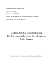 Facebook: Zwischen Freiheit und Zwang