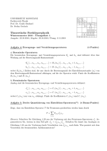 Blatt 1 - Theoretical Physics at University of Konstanz/Theoretische