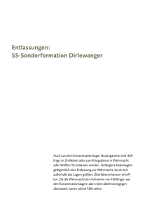 Entlassungen: SS-Sonderformation Dirlewanger