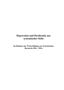 Depression und Dysthymia aus systemischer Sicht