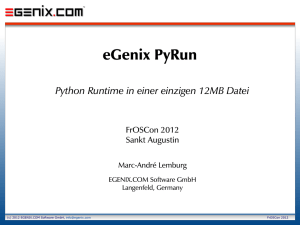 eGenix PyRun - eGenix.com Server
