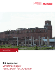 IBA-Symposium Schlafende Riesen