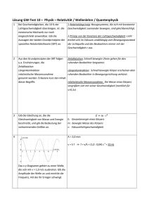 Lösungen Relativität Welle Quanten - Hildegardis