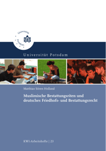 Muslimische Bestattungsriten und deutsches