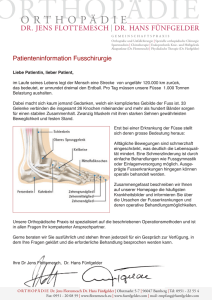 Fusschirurgie