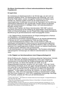 Die Wiener Gerichtsmedizin im Dienst nationalsozialistischer Biopolitik