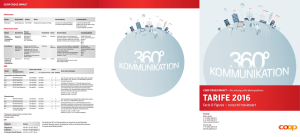 tarife 2016
