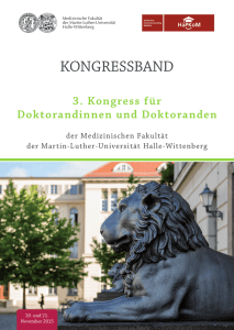 kongressband - Universitätsklinikum Halle - Martin