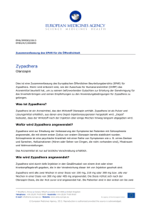 Zypadhera, INN-olanzapine - European Medicines Agency