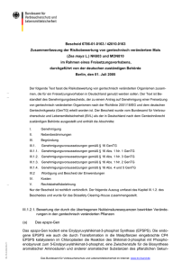 Titel Vorname Name - Biosafety Clearing