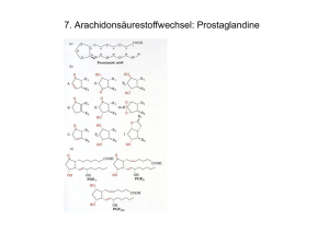 7. Arachidonsäurestoffwechsel: Prostaglandine