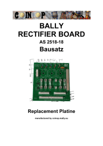 bally rectifier board