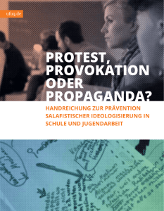 protest, provokation oder propaganda?