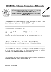 kwa 2010 GYS - Lösungen - Gymnasium Schillerstraße