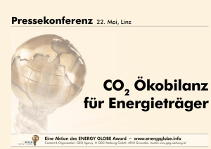 CO2 - Energy Globe Award