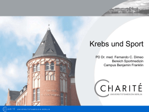 Krebs und Sport