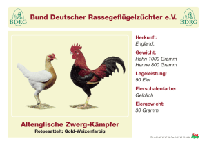 Bund Deutscher Rassegeflügelzüchter e.V. Altenglische Zwerg