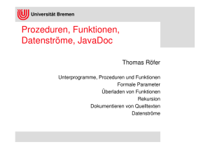 1 Folie/Seite - Informatik - FB3 - Uni Bremen