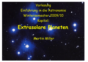 Extrasolare Planeten.