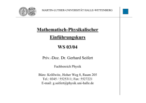 x - Martin-Luther-Universität Halle